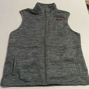 Simply Southern Gray sleeveless zip font vest jacket XXL
